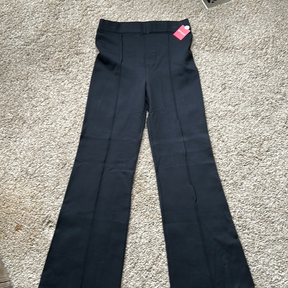 Brand new high rise flare pants size Large TALL in Black